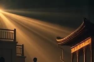 山雾邮差封面，晨雾中的山间邮路与绿色邮包
