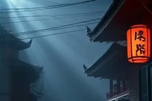 青瓦巷的猫封面，老巷屋檐上一只蹲坐的花猫